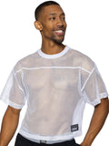 BIKE Athletic BAM134 Short Sleeve Practice Jersey Color Color White