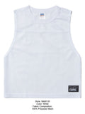 BIKE Athletic BAM135 Sleeveless Practice Jersey - Performance Color White