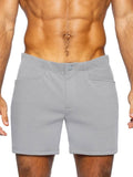 BIKE Athletic BAM207 Coaches Short 5 inch Inseam Color Color Gray