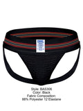 BIKE Athletic BAS306 Original Number 10 Jockstrap - Color Color Black