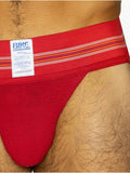 BIKE Athletic BAS306 Original Number 10 Jockstrap - Vibrant Color Red