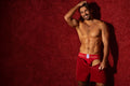 BIKE Athletic BAS306 Original Number 10 Jockstrap - Vibrant Color Red