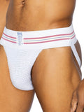 BIKE Athletic BAS306 Original Number 10 Jockstrap Color White