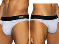 BIKE Athletic BAS319 Active Thong in Color Light Gray