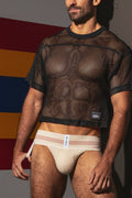 BIKE Athletic BAS333 Classic Retro: 1980s Jockstrap in Vintage Cream Color Vintage Cream
