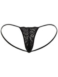 CandyMan 95000 Men's Underwear Seductive Lace Thongs Color Black