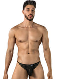 CandyMan 95002 Men's Underwear Seductive Lace Briefs Color Black