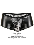 CandyMan 95008 Men's Underwear Seductive Lace Trunks Color Black