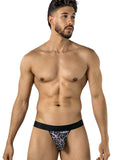 CandyMan Wild 95010 Men's Underwear Microfiber Jockstrap Color Leopard Print