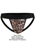 CandyMan Wild 95010 Men's Underwear Microfiber Jockstrap Color Leopard Print