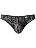 CandyMan 95011 Men's Underwear Seductive Lace Thongs Color Black