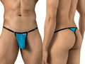 CandyMan 95016 Men's Underwear Sexy Mesh Thongs Color Turquoise