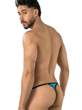 CandyMan 95016 Men's Underwear Sexy Mesh Thongs Color Turquoise