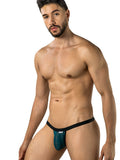 CandyMan 95017 Men's Underwear Mesh Thongs Color Emerald