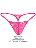CandyMan 95020 Men's Underwear Sensual Lace Thongs Color Pink