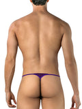 CandyMan 95020 Men's Underwear Sensual Lace Thongs Color Purple