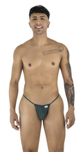 CandyMan 9586 G-String Color Bottle Green Mesh