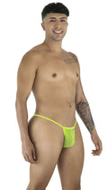 CandyMan 9586 G-String Color Hot Green Mesh