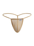 CandyMan 9586 Men's Underwear Mini G-String Color Mocca Mesh