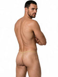 CandyMan 9586 Men's Underwear Mini G-String Color Mocca Mesh