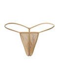 CandyMan 9586 Men's Underwear Mini G-String Color Mocca Mesh