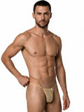 CandyMan 9586 Men's Underwear Mini G-String Color Mocca Mesh