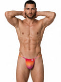 CandyMan 9586 Men's Underwear Mini G-String Color Orange Print