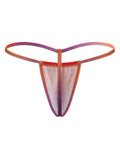 CandyMan 9586 Men's Underwear Mini G-String Color Orange Print