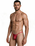 CandyMan 9586 Men's Underwear Mini G-String Color Red Lace