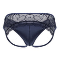 CandyMan 99312 Lace Jockstrap Color Navy