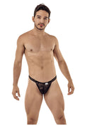 CandyMan 99420X Double Lace Thongs Color Black