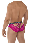 CandyMan 99615X Spank Me Lace Briefs Color Pink
