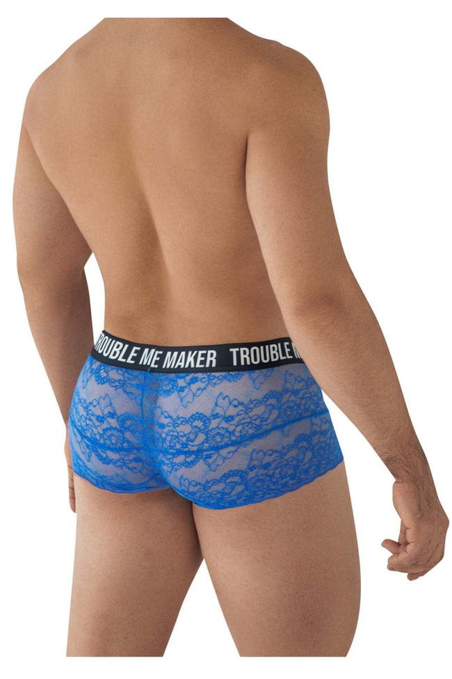 CandyMan 99616X Trouble Maker Lace Trunks Color Dark Blue