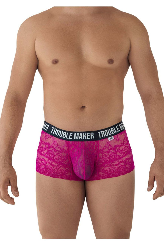 CandyMan 99616X Trouble Maker Lace Trunks Color Pink