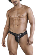 CandyMan 99828 Lace-Mesh Thongs Color Black