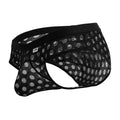 CandyMan 99855 Polka Mesh Briefs Color Black