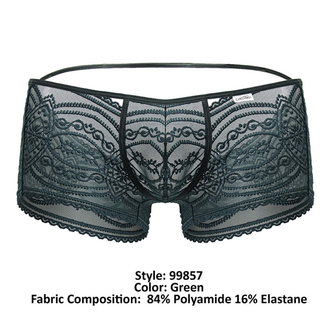 CandyMan 99857 Lace Trunks Color Green