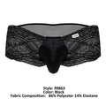 CandyMan 99863 Lace Briefs Color Black