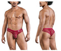 CandyMan 99868 Lace Briefs Color Wine