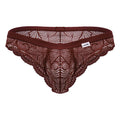 CandyMan 99868 Lace Briefs Color Wine