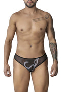 CandyMan 99871 Egyptian Briefs Color Black-White