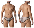 CandyMan 99871 Egyptian Briefs Color Nude-Black