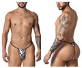 CandyMan 99877 Zebra Thongs Color Zebra Print