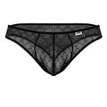 CandyMan 99894 Geometric Mesh Briefs Color Black