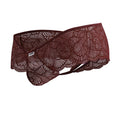 CandyMan 99907 Lace Trunks Color Burgundy