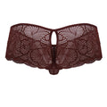 CandyMan 99907 Lace Trunks Color Burgundy