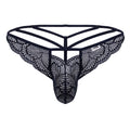 CandyMan 99910 Lace Thongs Color Navy