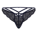 CandyMan 99910 Lace Thongs Color Navy