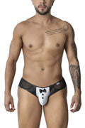 CandyMan 99919 Tuxedo Briefs Color Black-White