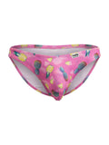 CandyMan 99923 Bikini Color Printed Pink